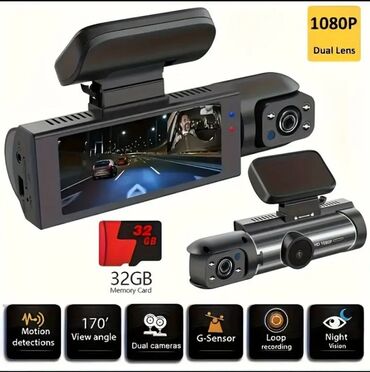 maşın üçün ses gücdəndiricilər: Videoreqistratorlar, Yeni, Avtomatik, 32 gb, Çin, Pulsuz çatdırılma