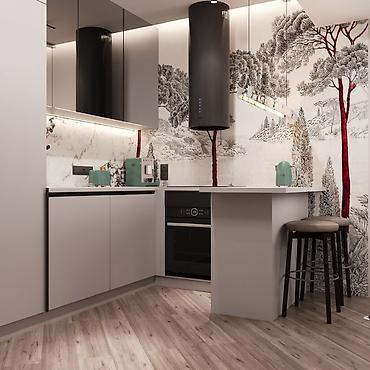 1 комната, 30 м², Элитка, 9 этаж, Дизайнерский ремонт