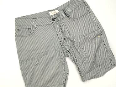 krótkie spodenki jeansowe czarne: Shorts for women, M (EU 38)