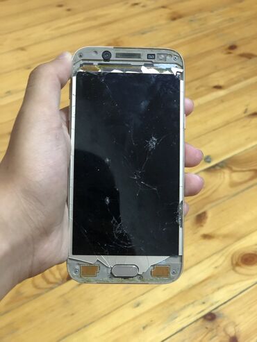 Samsung: Samsung Galaxy J5, 32 GB, rəng - Qızılı, Qırıq, Düyməli, Barmaq izi