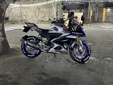 ilkin odenissiz kreditle evler sumqayitda: Yamaha - R15m, 160 sm3, 2022 il, 3500 km