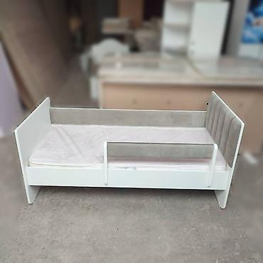 Детские односпальные кровати: Детская односпальная кровать, Новый, Для мальчика, Для девочки, С матрасом, Бесплатная доставка — 9