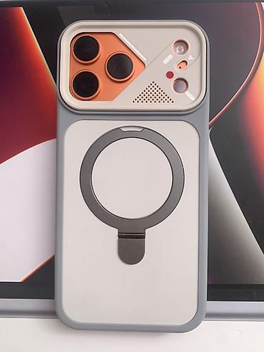 IPhone 17 Pro Max, Б/у, 256 ГБ, Оранжевый, Зарядное устройство, Чехол, Кабель, 100 %