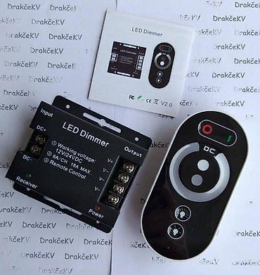 Ostali elektro materijali: TOUCH KONTROLER ZA JEDNOBOJNE LED TRAKE 12-24V 18A LED DIMER | *U — 1