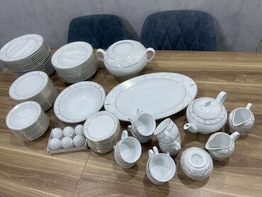 Mətbəx aksesuarları: Boşqablar, 12 ədədli dəst