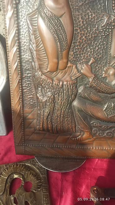 vinil panel: Misgər işi üslubunda relyefli mis panel 50*70 ölçüləri - Material — 3