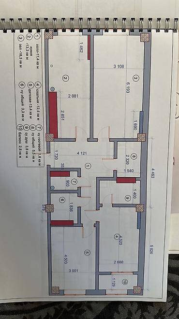 Продажа квартир: 3 комнаты, 81 м², Вефа ТЦ Элитка, 10 этаж, Свежий ремонт — 11