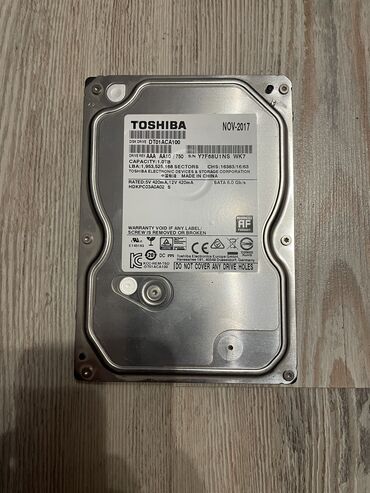 жесткие диски adata: Накопитель, Б/у, Toshiba, HDD, 1 ТБ, 3.5", Для ПК