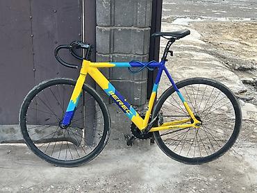 fixed gear tsunami: Шоссейный велосипед, Рама L (172 - 185 см), Б/у — 2