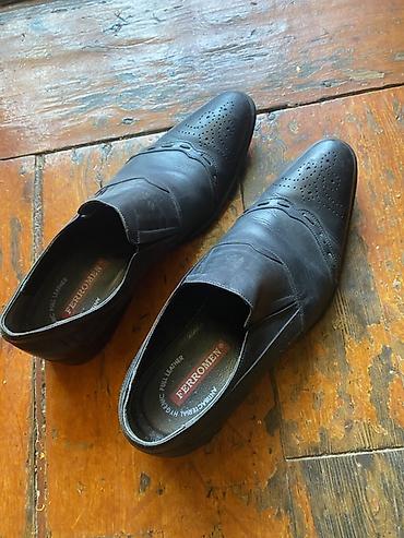 Туфли: Ferromen kişi ayaqqabıları - Model: slip-on klassik - Rəng: qara - — 3