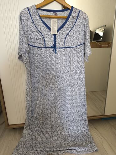 платье на повседневку: Түнкү көйнөк, Пахта, Орто модель, 3XL (EU 46)