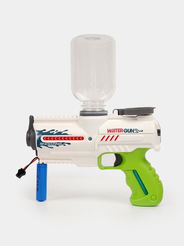 Игрушки: 🔫 Электрический водяной пистолет 💦 Стреляет мощной струёй воды —