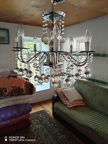 dovşan şəkili: Çılçıraq, 6 lampa, Metal — 3