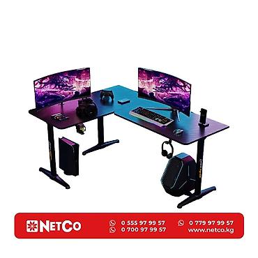 Столы: Игровой стол AndaSeat Wind Seeker BLACK Carbon Fiber Texture Tabletop — 1