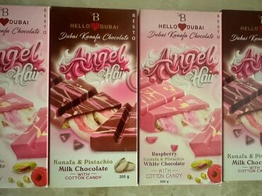 Şokolad və konfetlər: Hello Dubai brendi tərəfindən istehsal olunan "Angel Hair" şokoladı