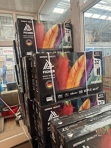 ремонт тв бокса: FICHER SMART TELEVİZORLAR Ölçülər: - 32" (81 sm). 220 - 43" (109 sm) — 5