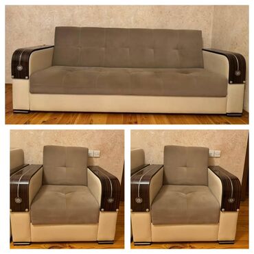 metbex divanlari: İşlənmiş, Divan, 2 kreslo, Bazalı, Açılan