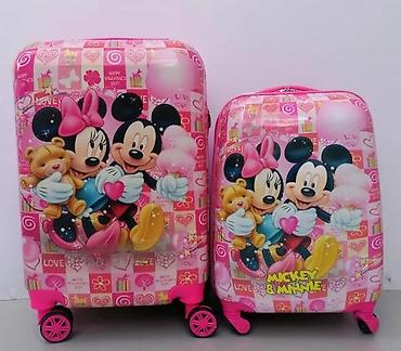 Rančevi, torbe i koferi: Dečiji set kofera – 2 komada, motiv Mickey & Minnie - Dizajn — 2