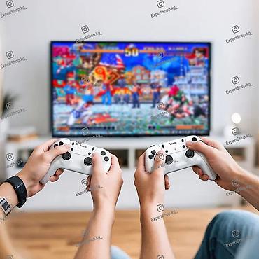 mini pc: Игровой стик Hoco GA31 Game Stick с комплектом беспроводных геймпадов — 3