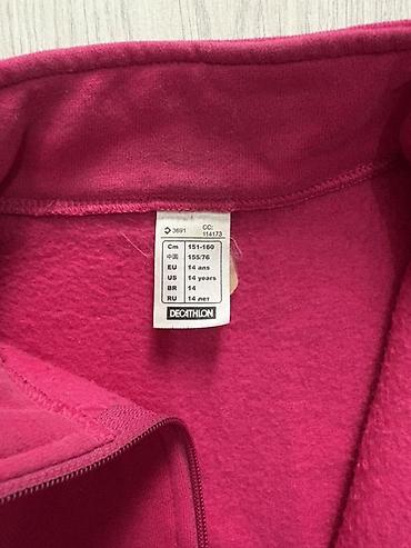 детс: Флисовая кофта на молнии Domyos (Decathlon), подростковая. - рост — 2