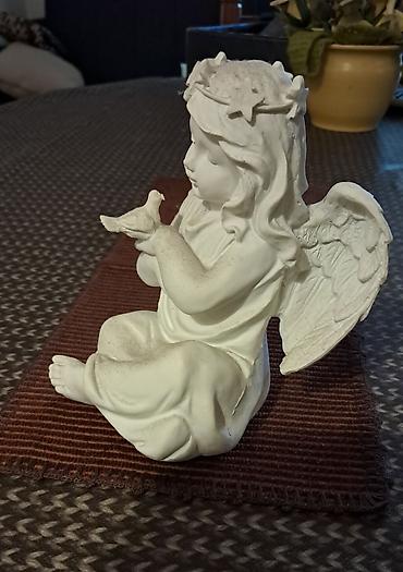 atenci_7 slike: Figura andjela. Gipsana. Visina 15 cm — 4