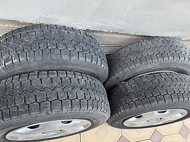 Шиналар жана дисктер: Дөңгөлөктөр монтажда 185 / 70 / R 14, Кыш, Колдонулган, Комплект, Жеңил унаалар, Темир, тешиктери - 4 — 4
