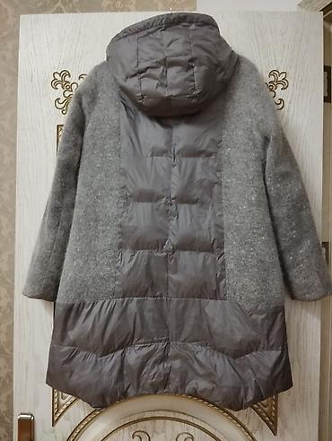 uzun kofta: Max Mara qadın üst geyimi – kombinə materiallı kapüşonlu plaş/palto - — 5