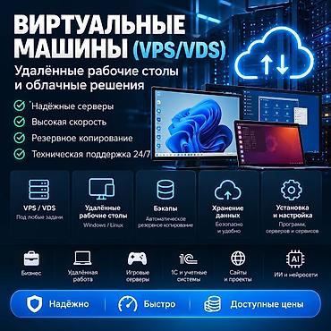 серверы 1: Виртуальные машины (VPS/VDS), удалённые рабочие столы и облачные — 1