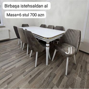 кухонные стулья: Qonaq otağı üçün, Yeni, 6 stul