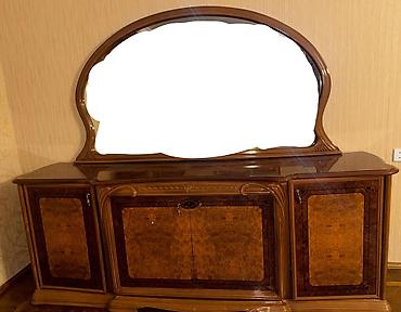 şpon: Klassik üslublu böyük konsol güzgü ilə - Material: keyfiyyətli ağac — 2