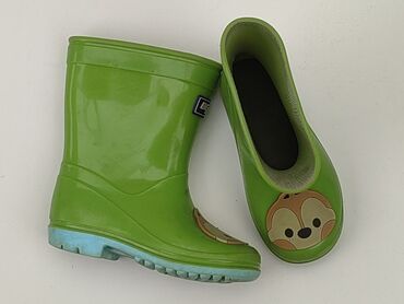 buty wysokie czarne: Rain boots, 25, condition - Fair