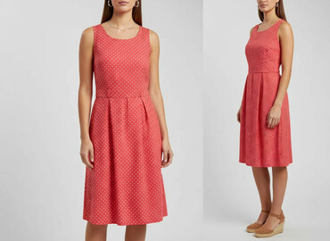plisowane sukienki midi: Women`s dress, size M