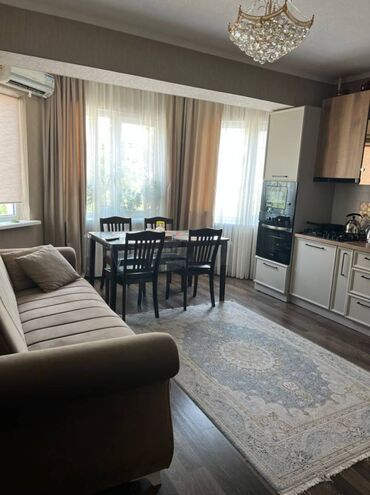 квартира бишкек прадажа: 2 комнаты, 88 м², Элитка, 1 этаж, Евроремонт