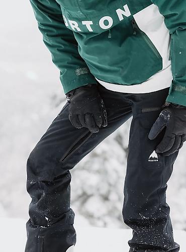 горнолыжные брюки: Женские лыжные штаны Burton, Для сноуборда, 52 (XL), С утеплителем, Снегозащитная юбка — 1