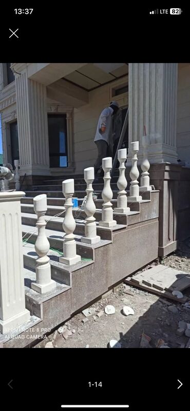 Фасадные плиты Сары-Таш (Травертин): Сары Таш • Гранит • Мрамор Баардык түрүн орнотобуз – каалаган дизайнда — 11