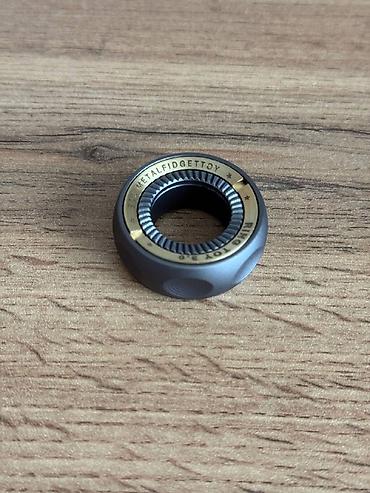 Gray ring fidget Fidget Titanium toy - oyuncaq — stressi azaltmaq