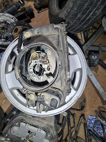 Передние фары: Комплект передних фар Audi Б/у, Оригинал — 6