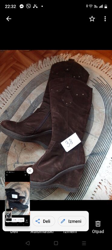 mona zenske cizme: High boots, Bona, 38