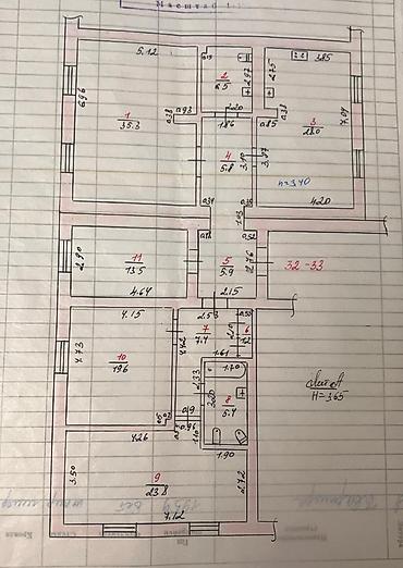 Продажа квартир: 4 комнаты, 154 м², Сталинка, 2 этаж, Евроремонт at lalafo.kg — 10 Продажа квартир: 4 комнаты, 154 м², Сталинка, 2 этаж, Евроремонт — 10