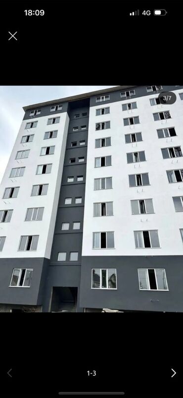 не достроенный дома: 1 комната, 45 м², 107 серия, 7 этаж, ПСО (под самоотделку)