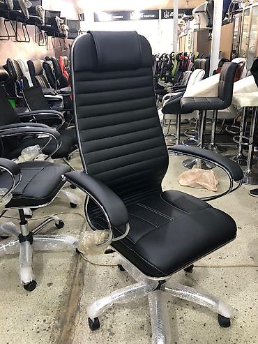 Ofis və oyun kresloları: Yeni, Təkərli, Qolları tənzimlənir, Dəri — 5