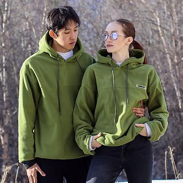 Толстовки: Мужская толстовка, M, 2XL, Новый, цвет - Зеленый, Самовывоз, Платная доставка — 1