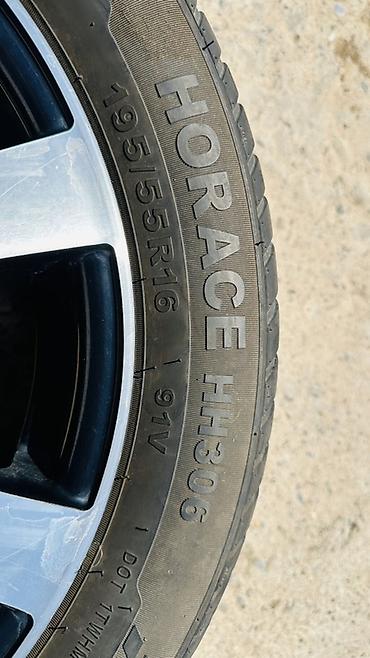 srv 3: Колеса в сборе 195 / 55 / R 16, Лето, Б/у, 1 шт, Легковые, Литые, отверстий - 5 — 3