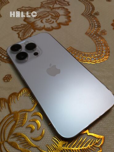 IPhone 14 Pro, Б/у, 256 ГБ, Белый, Защитное стекло, Чехол, 94 %