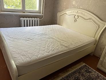 каракол спальный: Спальный гарнитур, Б/у, Двуспальная кровать, Шкаф, Комод, Самовывоз, цвет - Белый — 2
