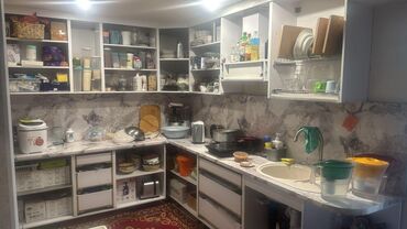 варианты размещения кухонной мебели: Ашкана гарнитуру, түсү - Ак