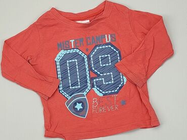 pomarańczowa koszulka dziecięca: Bluzka, 9-12 m, stan - Dobry