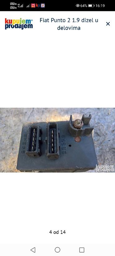 Ostalo: Fiat Punto II 1.9 JTD/dizel – u delovima Raspoloživi originalni — 4