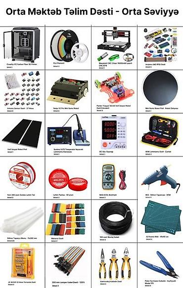 Təmir və tikinti: Kateqoriya: Stem/Maker Məhsulları > Təlim Dəstləri Məhsul adı: Orta — 3