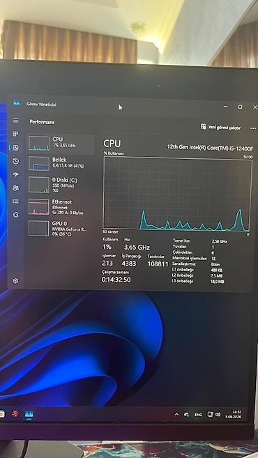 Masaüstü kompüterlər və iş stansiyaları: PC: * i5-12400F * RTX 4060 8GB * 16GB DDR4 RAM * 1TB Kingston NVMe — 6